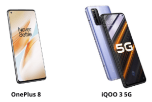 oneplus 8 vs iqoo 3
