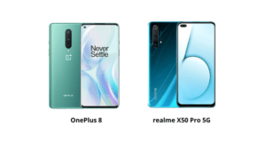 oneplus 8 vs realme x50 pro 5g